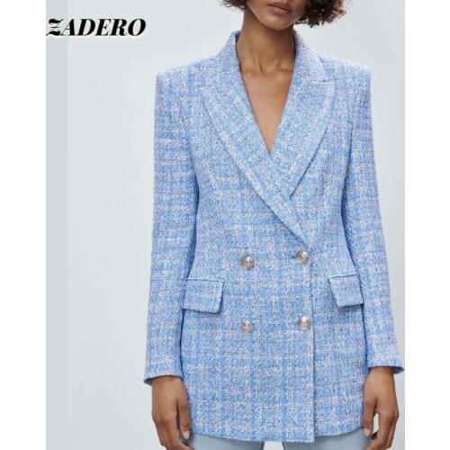 TiLeewon Women's Tweed Blazers