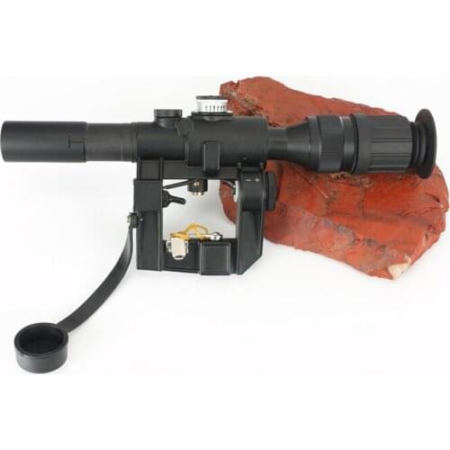 Spot wholesale SVD 4x24 Hunting optical sights outdoor hunting ak47 Tactical sniper Shooting Rifle scope