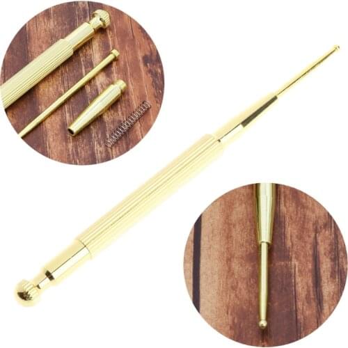 Elastic Copper Auricular Exploration Detection Point Pen Ear Acupressure Massage M89F