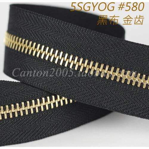Japan imported genuine YKK Excella 5 metal zipper unidirectional zipper 5SGYOG # 580