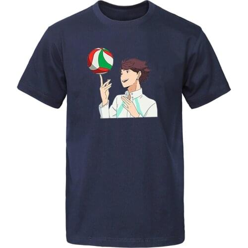 Hot Summer 2021 Tshirts T Shirt Haikyuu Volleyball Club Red T-Shirts Men Japanese Anime Print Tops Cotton Hip Hop Tee Shirt Male