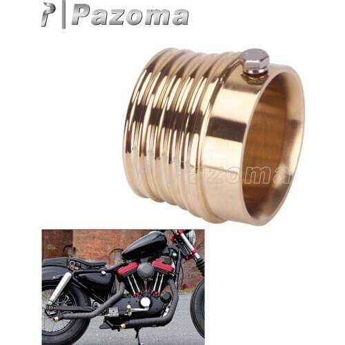 2.5inch Exhaust Tip Muffler Pipe Cover for Harley Honda Suzuki Kawasaki Sportster Chopper Bobber Triumph BSA Big Twin xs650