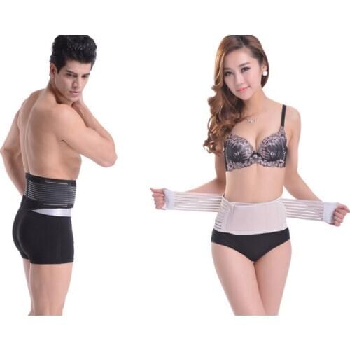 2pieces C07 packages new waist suport waist plate of lumbar disc herniation muscle strain massage belt men and women