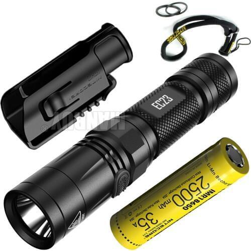 2020 NITECORE EC23 1800LMs LED High Performance Flashlight +NTH10 Holster IMR18650 Battery outdoor Security Duty Hunting Fishing