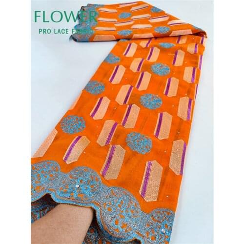 5 Yards 100% Cotton Rhinestones Dry Lace For Guinea Traditional Wedding Celebretion Dresses Latest Swiss Voile In Switzerland