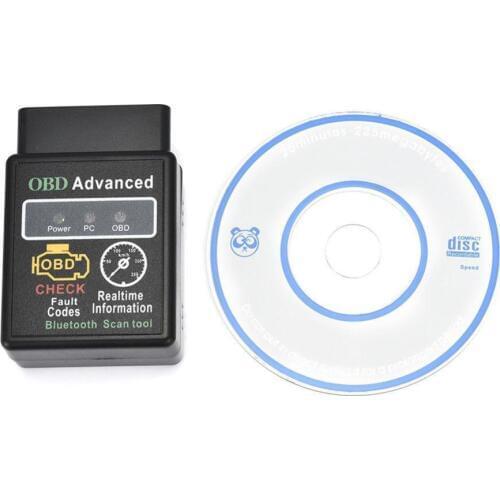 HH OBD ELM327 Bluetooth OBD2 OBDII CAN BUS Check Engine Car Auto Diagnostic Scanner Tool Interface Adapter For Android PC