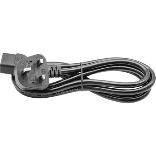 IEC 320 C19 to Singapore UK 3 Prong Plug Extension Cord for UPS PDU, Connected to C19 AC Power Cable(UK Plug)