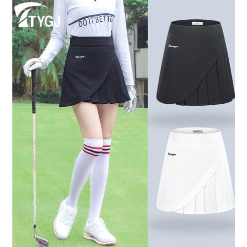 Summer Womens Short Skirt Girl Sportswear Anti-Exposure Pleated Skirt Slim Shorts Ladies Running Badminton Tennis Golf Skorts