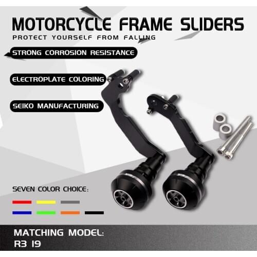 Motorcycle YZF R3 2019 2020 Frame Falling Crash Pads Engine Case Sliders Protector Moto Parts For YZF-R3 YZFR3 YZF R 3