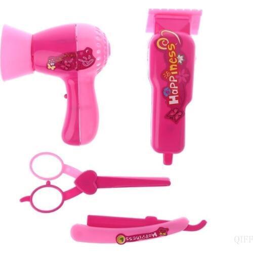 New Doll Hair Cut Accessories Girls Gifts Razor Eyebrow Barber Tools Salon Kids Game Hair Dryer Scissors Shaver Scraper Plastic