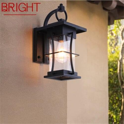 BRIGHT New Outdoor Wall Light Classical LED Sconces Lamp Waterproof IP65 Decorative For Home Porch Villa