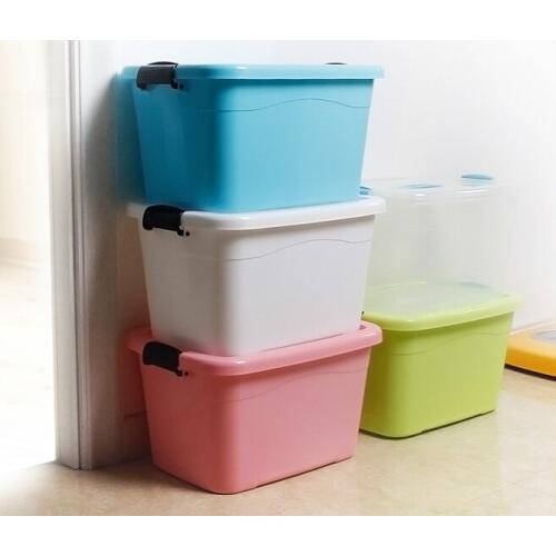 1PC Plastic storage box with lid finishing Plastic Clear Transparent Storage Box Collections Case Beads Home Supplies JG 0701