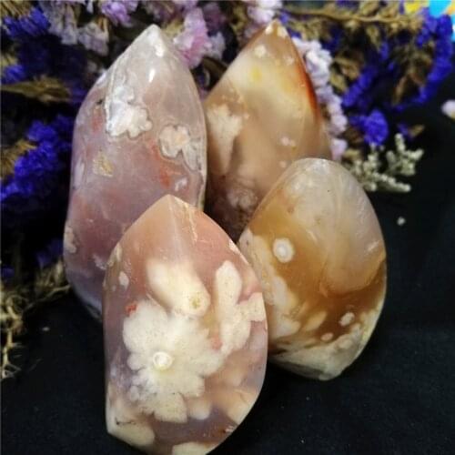 Natural fashion Healing crystal handmade flowers Agate decorations Student desk ornaments office decor crystal mineral gifts