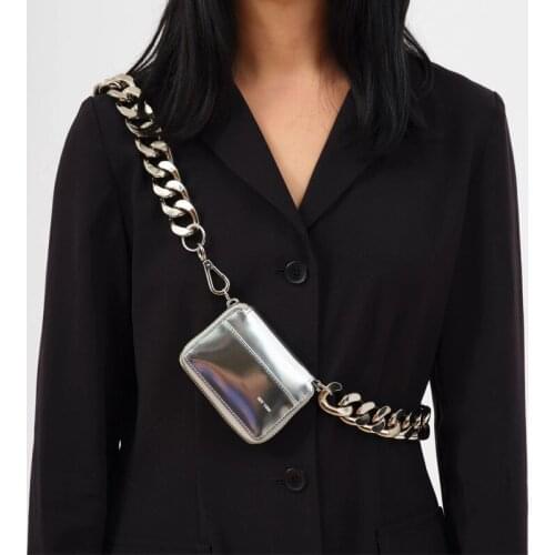 Summer 2020 Trendy Mini Bike Wallet Bag Chic Thick Chains Waist Bags Ins Hot Fashion Chest Pack Coin Purse Strap Clutch Card Bag