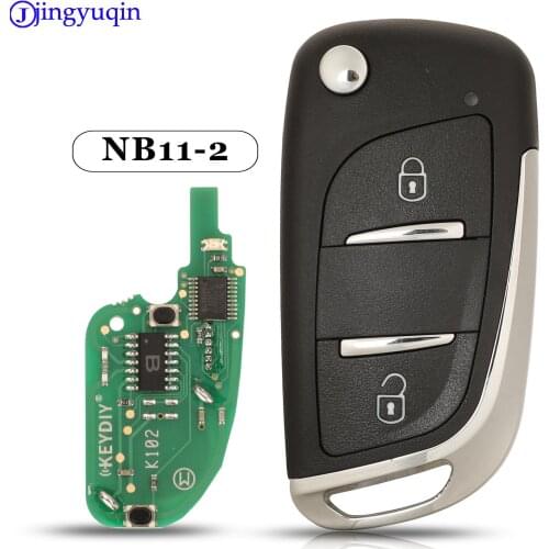 Jingyuqin 2 Buttons NB11-2 NB Series Universal Remote Key For KD900 URG200 KD-X2 Multi-functional
