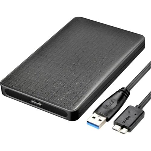 USB3.0 HDD Enclosure For 2.5 Inch SATA Hard Drive Box Mobile HDD Case With Cable Support 6TB High Speed 2021 New