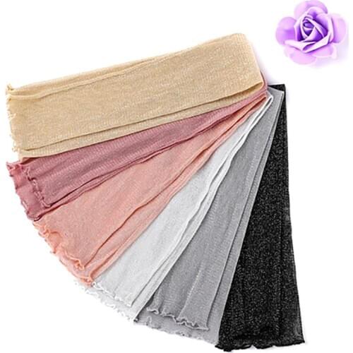 2 Pairs Women Summer Driving Cycling Elastic Sun UV Protection Arm Leg Sleeves