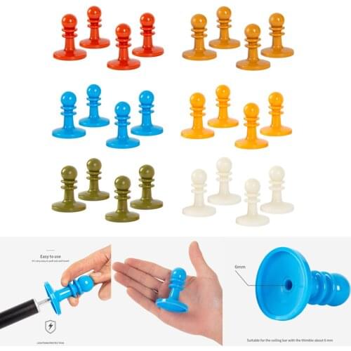 4pcs Tent Poles Lightning Protector Tent Tarp Grabbers for Camping Hiking Backpacker ,Tent Combination Supplies