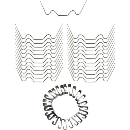 50X Greenhouse Glazing Clips Stainless Steel W Z Type Spring Wire for Greenhouse