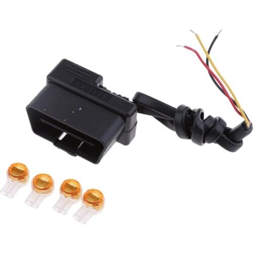 12V/24V to 5V Car Dash Cam Hardwire Power Inverter OBD Step Down Cable Buck Line Hidden Style