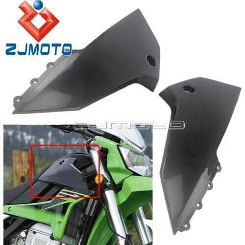 Motorcycle Dirt Bike Side Cover Fairing Plastic Panel For Kawasaki KLX250 D-Tracker X 2008-19 KLX250S/SF Dual Sport Side Shroud