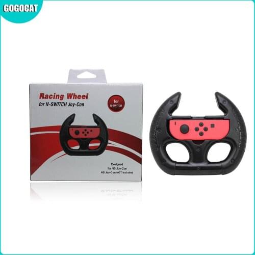 For Nintend Switch ABS Steering Wheel Handle Stand Holder Left Right Joy-Con Joycon For Nintend Switch NS NX Controller Wheel 2p