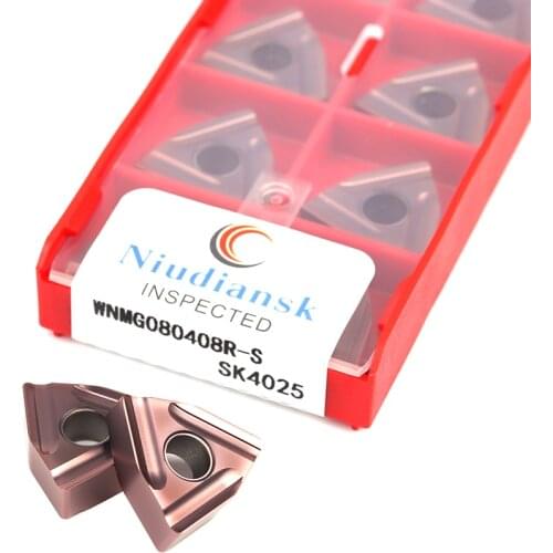 Peach-shaped CNC blade WNMG080404R-S WNMG080408L-S SK3025 SK4025 slotting tool for rough machining For steel and stainless steel