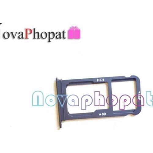 Novaphopat For Huawei Mate 10 SIM Card Tray Holder Mate10 Micro SD Slot Socket Adapter Replacement + Tracking