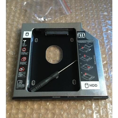 New 2nd HDD Caddy 12.7mm SATA 2.5'' SSD Hard Drive Case FOR Acer Aspire 4750G 5742 5741G 5740G 5741G 5943G 5940G 7560G 7520G