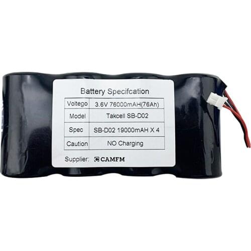 Original 4/SB-D02 SB-D02 High Capacity and Long Life 3/6V Lithium Battery for Tekcell