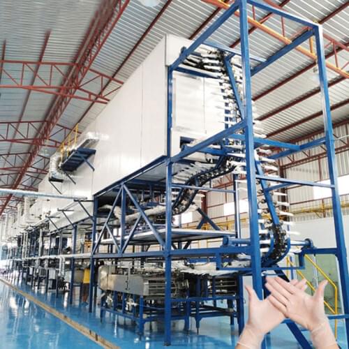 Industrial Gloves Making machine Production Line Pvc Gloves Line Making Machine High Quality Safety Gloves Making Machine line