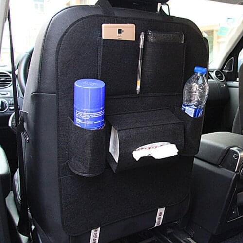 Car Seat Back Multi-Pocket Storage Bag Organizer Holder Accessory for Mitsubishi ASX Outlander Lancer Evolution Pajero Eclipse