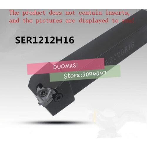 SER1212H16 12*12 100mm CNC External Threading Tool Holder,Turning tools of Threaded for 16ER Inserts,type SER