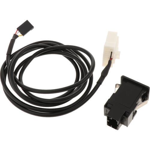 Aux Auxiliary Input Adaptor Lead Cable Genuine Socket for Mazda 2 3 5 6 CX-7