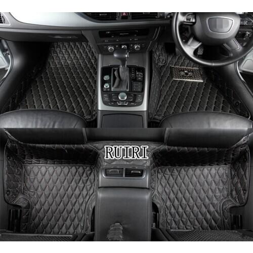 High quality! Custom special floor mats for Right Hand Drive Ssangyong Rexton W 2017-2014 durable non-slip carpets,Free shipping