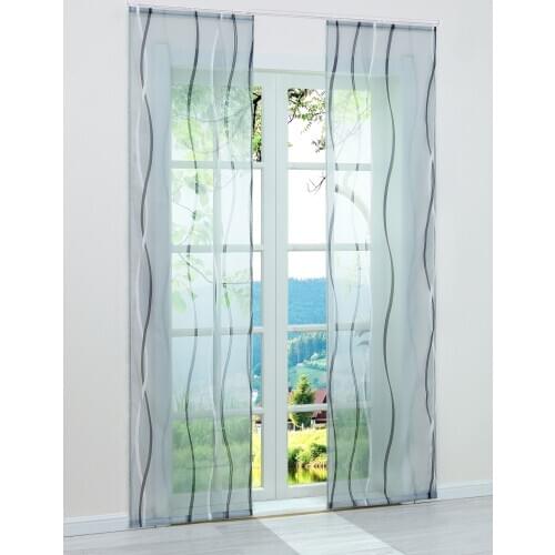 2PCS 6 Colors Window Curtain Stripe Panel Voile Sheer Drapes Blinds Tulle for Living Room Home Decoration