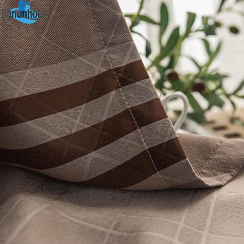Blackout New Cationic Embossed Curtains For Living Room Thick Double-sided Curtain Fabric Coffee Window Treatments Bedroom