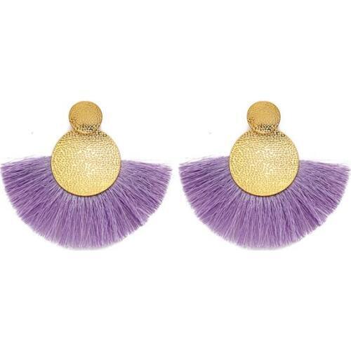 Cingesto DIY 2018 Blue Fringe Earrings 2018 Boho Tassel Earrings for Women Ethnic Bohemian Jewelry pendientes flecos borla