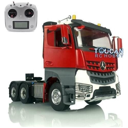 1/14 RC LESU Metal 6*6 Chassis Hercul DIY Cabin Tractor Truck Radio Sound ESC THZH0818-SMT2