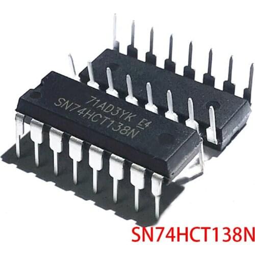 10pcs SN74HCT138N DIP-16 CD74HCT138E DIP 74HCT138 74HCT138N DIP16