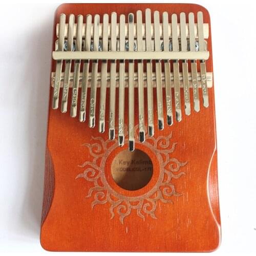 17 Keys Kalimba Thumb Piano Musical Instruments Musicales Upgrade Handguard Calimba Machine High-Quality Mahogany Finger Piano