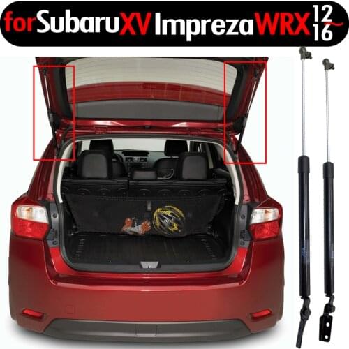 2x Lift Supports Gas Struts Shocks Rear Boot Tailgate Trunk Damper for Subaru XV WRX Subaru Impreza 2012-2016 hatchback 20 inch