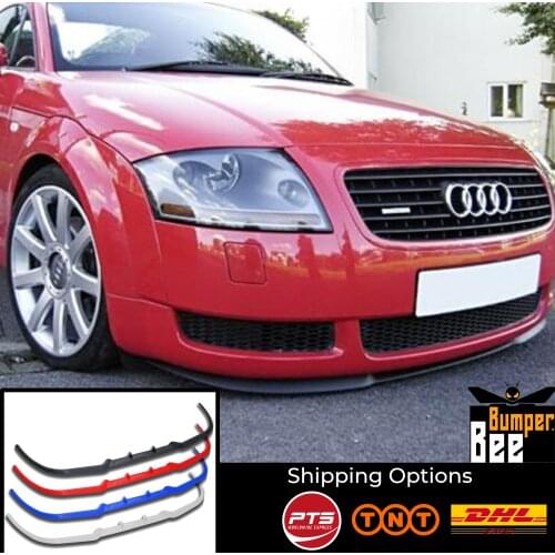 For Audi-TT MK1 8N CUPRA R FRONT SPOILER BUMPER LIP Euro Spoiler Lip Universal 3 pcs Body Kit