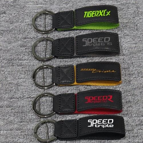 3D Key Holder Chain Collection Keychain For Triumph SPEED TRIPLE 1050 S 675 TIGER 800/XC Motorcycle Key Ring Key