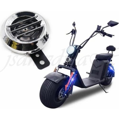 60V Horn Tweeter Electric Horn Electric Vehicle Modification Parts Air Horn Universal For Harley Citycoco Electric Scooter