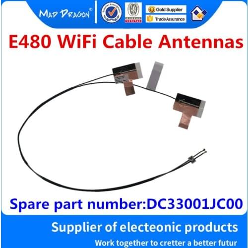 New original Laptop WiFi Wireless Antennas For lenovo ThinkPad E480 FE480 ANTENNA DC33001JC00 WiFi Cable Antennas