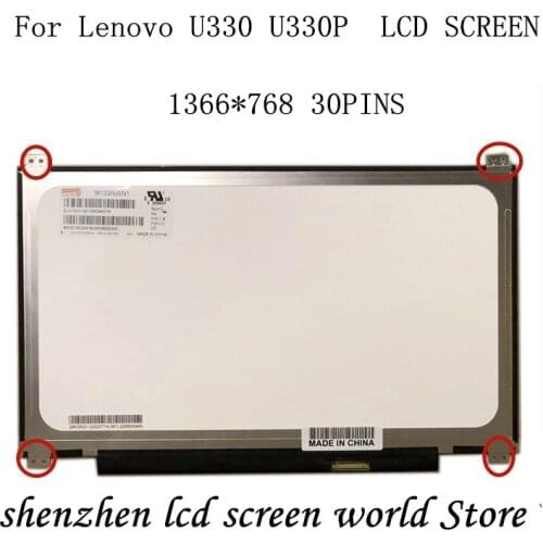 Original 13.3" Laptop LED eDP LCD Screen Panel Matrix Replacement HB133WX1-402 Display For Asus Q302L Chromebook C300 30 PIN