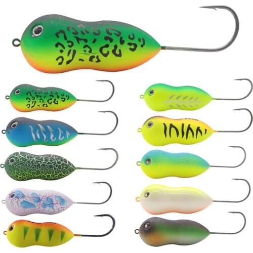 TAF NEW Hard Fishing Lure 6.5cm 11g Floating Gourd Shape Hard Bait Minnow Pencil Artificial Single Hook Lure Wobblers Pesca