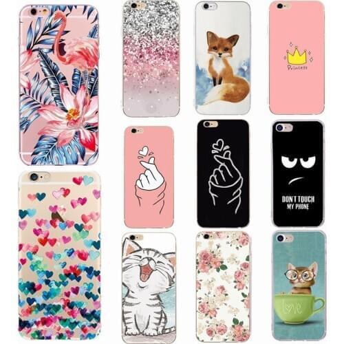 Case For Para iphone 6s 6 S Silicon Cover For capinha Iphone 7 Iphone7 X XS 7 8 Plus 5 5S SE2 SE 2020 Case Phone Accessories