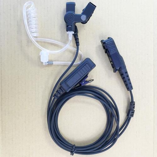 Air Tube long big PTT headphone for Motorola Xir P6600 XPR3300 XPR3500 MTP3250 DEP550 DEP570 DP2000,DP2400 etc walkie talkie